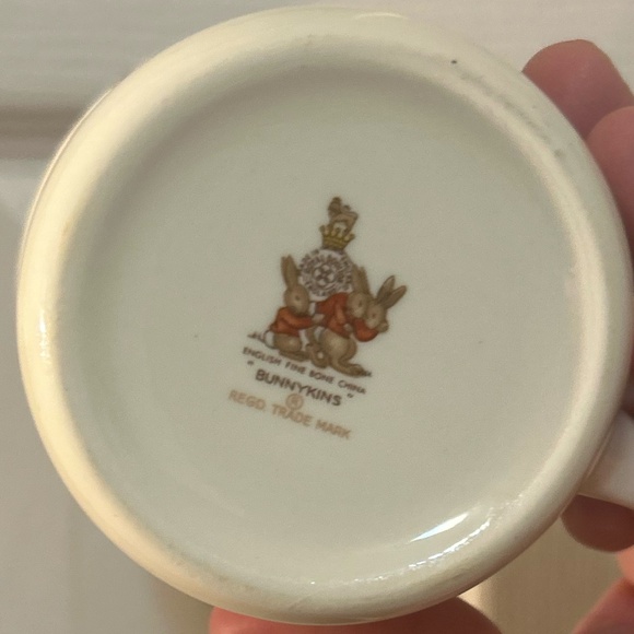 Vintage 3 Pc Bunnykins Set, Royal Doulton Tableware LTD 1936, Mug, Bowl & Plate - Picture 7 of 9
